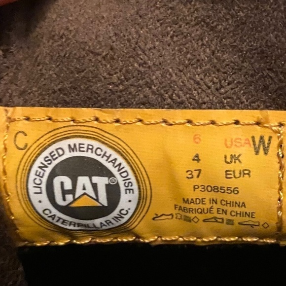 Caterpillar Willa Leather and Fabric Ankle Boots. Size 6 - Picture 6 of 10